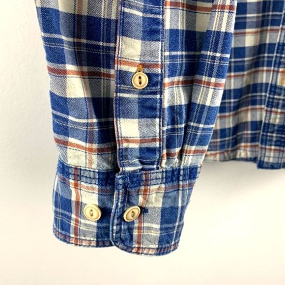 Fat Face Plaid Flannels  button down Large - Picture 4 of 6